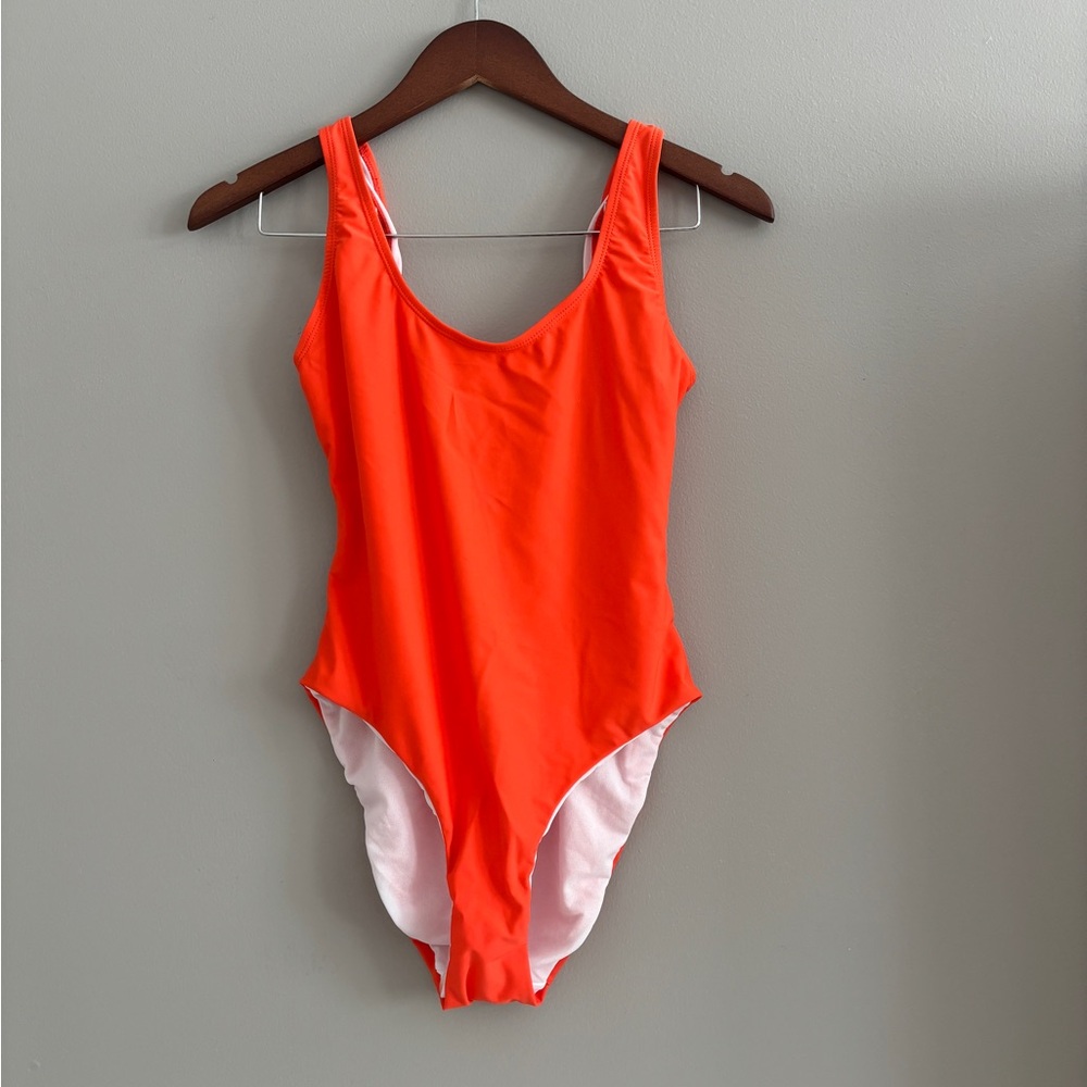 ONIA Red/Orange one piece swimsuit